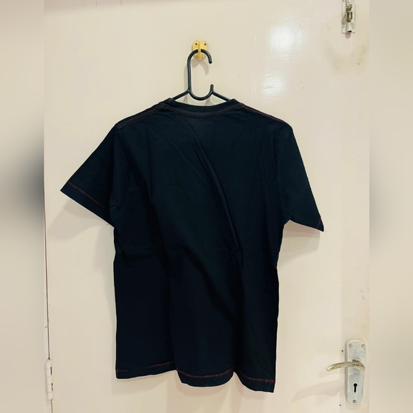 Black sports printed tee - Picture 3 of 4